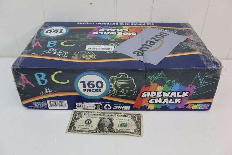 NEW 160-COUNT Sidewalk Chalk Set! (1A)