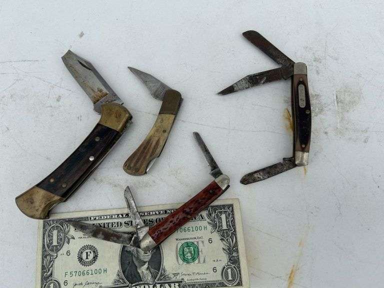 Lot of Pocket Knives-Need some TLC