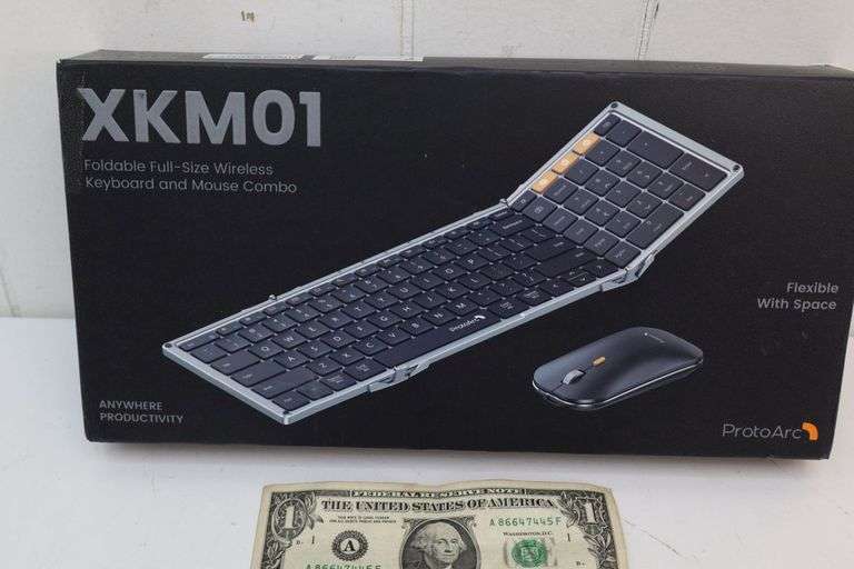 NEW Foldable Full Size Wireless Keyboard & Mouse Combo Set! (12B)