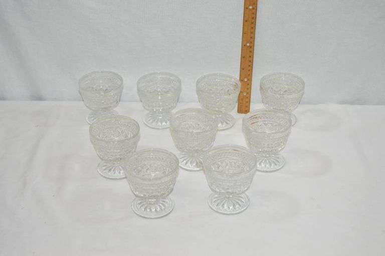 VINTAGE ANCHOR HOCKING DESSERT DISHES