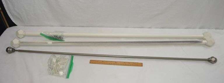 ASSORTED CURTAIN RODS