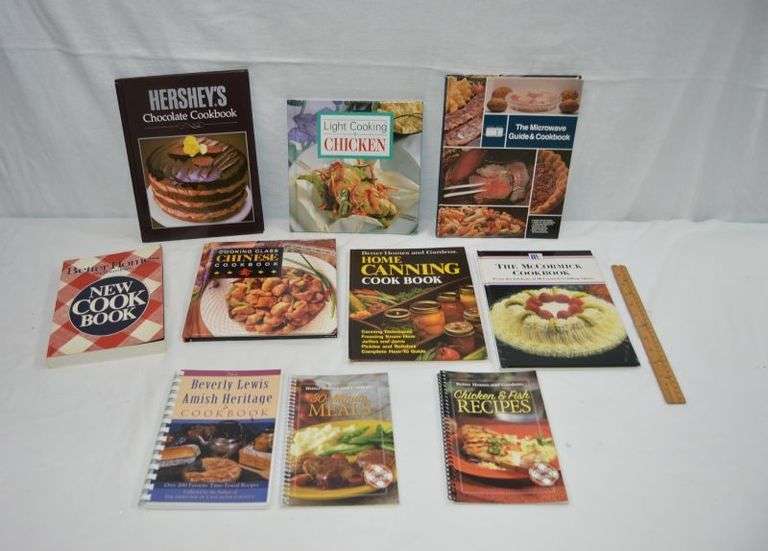 ASSORTED COOKBOOKS
