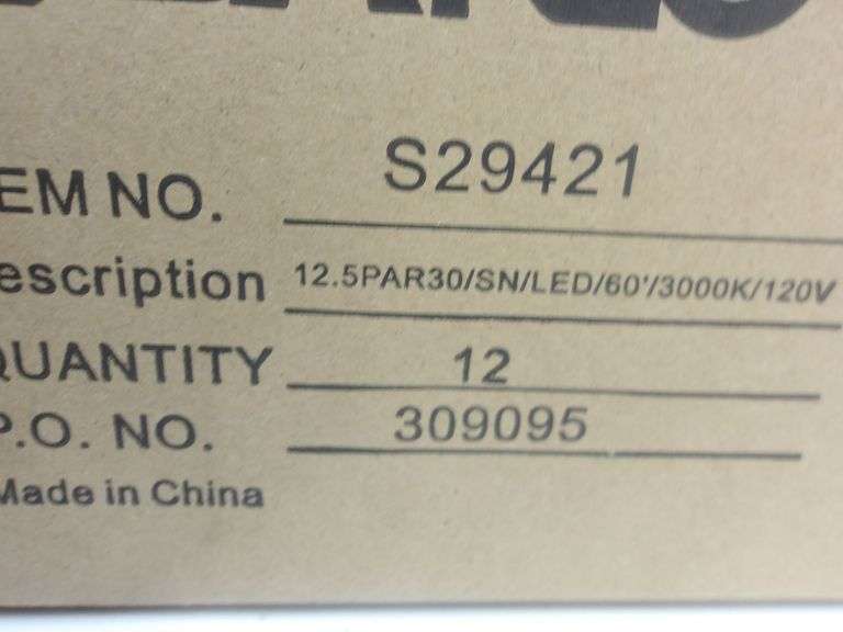 NEW 12CT Case of Satco 75W LED Dimmable Flood Light Bulbs! (6A)