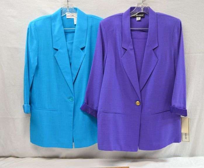 TWO-PIECE SKIRTS & BLAZERS - SAG HARBOR & BOBBIE BROOKS - SIZE 8