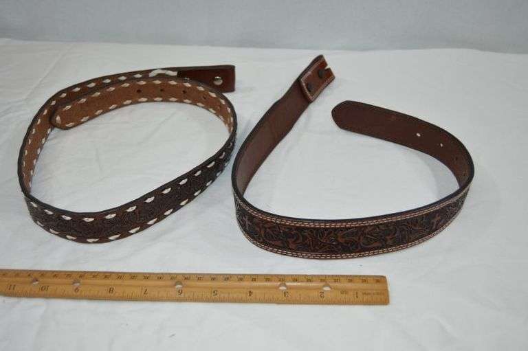 CHILD'S LEATHER BELTS