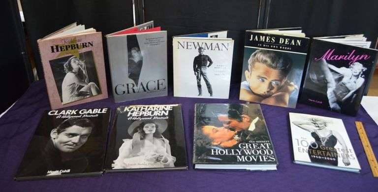 BOOKS: CLARK GABLE, MARILYN MONROE, JAMES DEAN & MORE. VERY INTERESTING