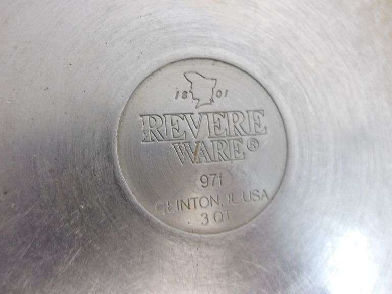 Lot of RevereWare Stainless Steel Pots & Pan AND Nice Stainless Steel Collander, Cooling Racks! (7D)