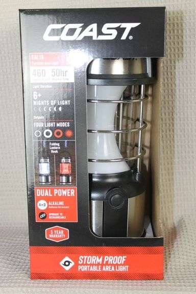 CASH ONLY New Coast 50 hr Storm Proof Portable Light - Four Light Modes  (B1-1)