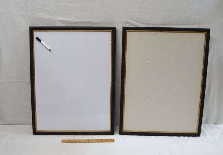 DRY ERASE BOARD & CORK BOARD