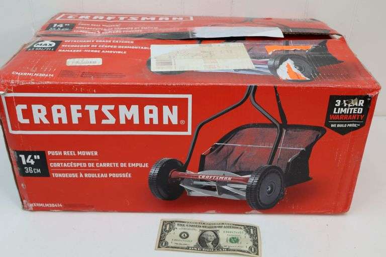 NEW Craftsman 14" Push Reel Mower Set! (5C)