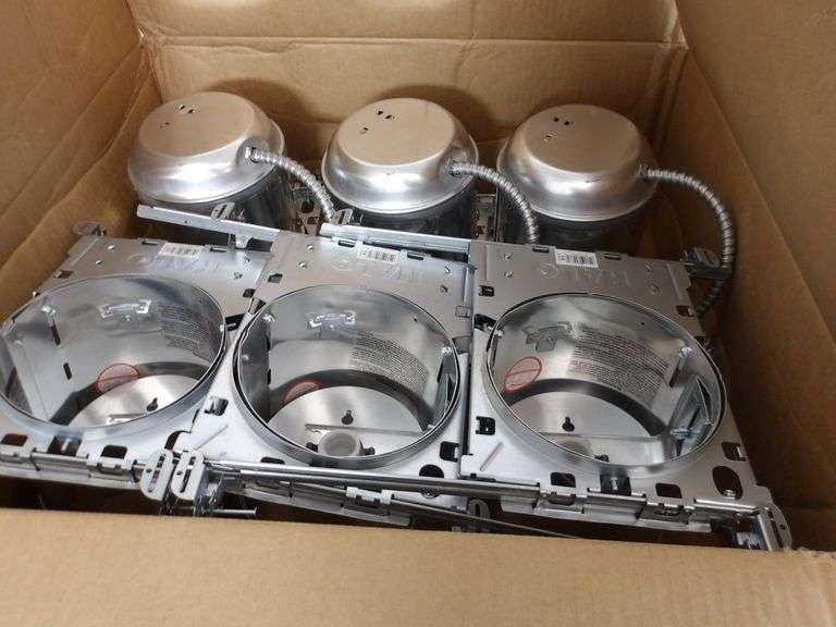 NEW Lot of TWO Cases of Halo 6" Recessed Lighting Housing! (14A)