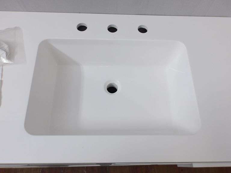 $ NEW Bathroom Vanity Set w/Marble Top! Nice! Includes hardware! 48x19x36 (R1)