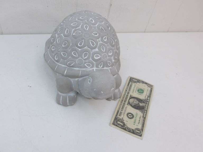 NEW Cement Garden Turtle Statue! (15B)