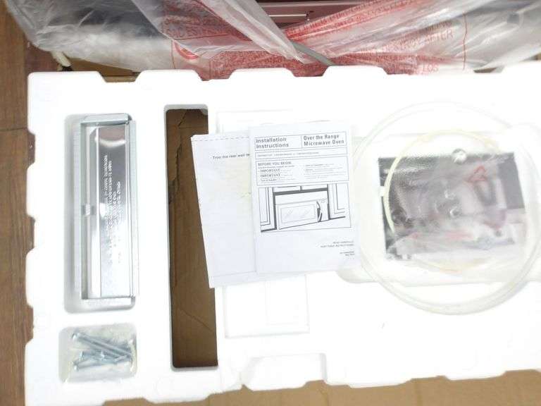Frigidaire Stainless Steel Over-the-Range Microwave! NEW, but has a large dent from shipping on the top, as shown. Does not affect functionality! Works great! (R3)