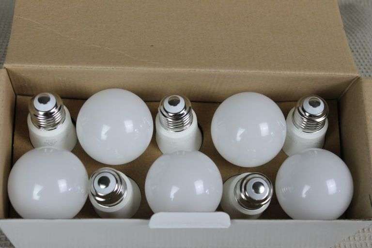 CASH ONLY New Box of 10 LED Light Bulbs - 100W   (L1-2)