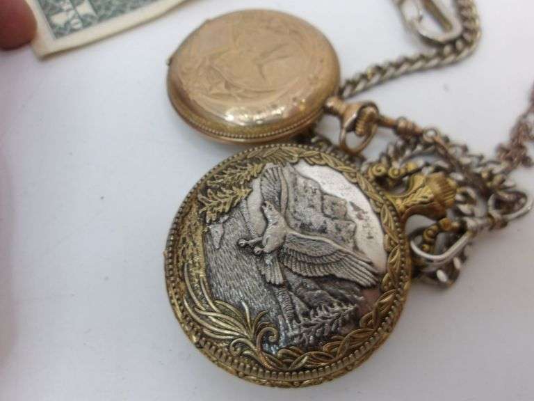 Lot of TWO Beautiful Vintage Pocket Watches! (DC)