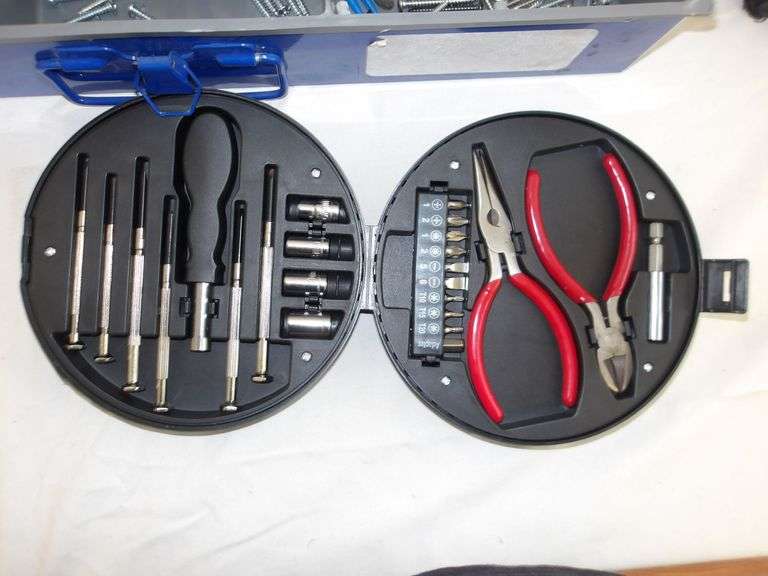 Winzer Metal Organizer Case, Contents & More! (13B)