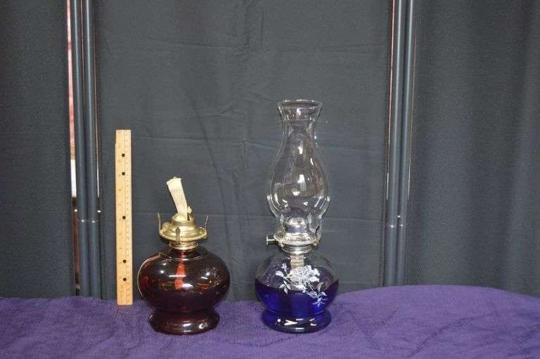 2 OIL LAMPS