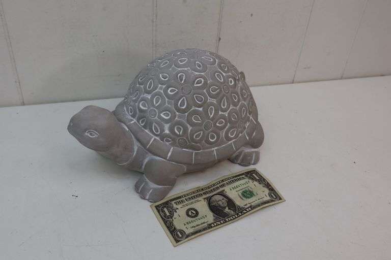 NEW Cement Garden Turtle Statue! (15B)