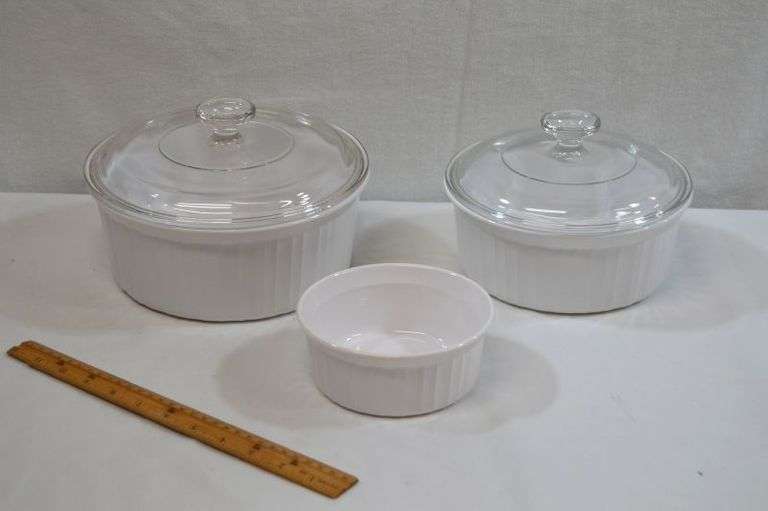 CORNINGWARE ROUND DISHES