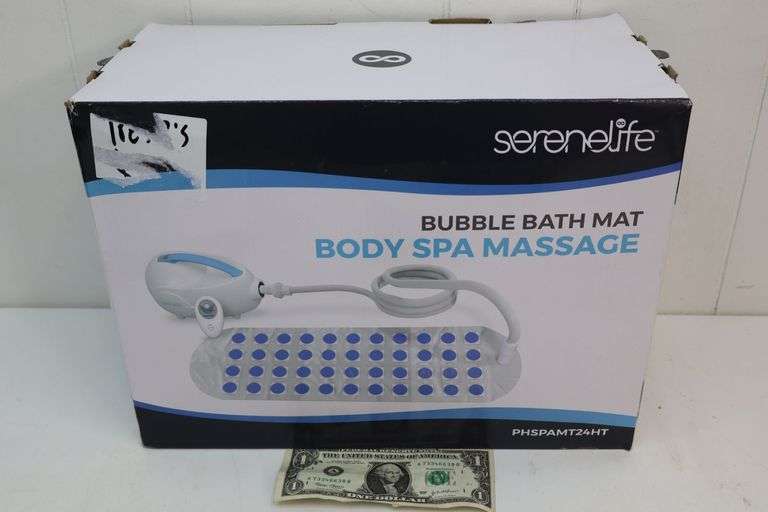 NEW SereneLife Body Spa Massage Bubble Bath Mat! (6D)