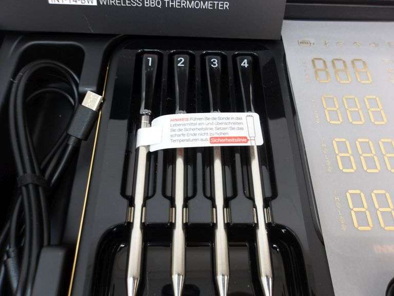 NEW Ink Bird Wireless WiFi BBQ 4-Probe Thermometer Set! (9B)