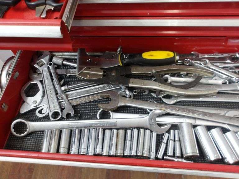 $$ NICE Craftsman 2-Tier Rolling Tool Chest w/TWO Sets of Keys AND CONTENTS!!! View additional photos! Excellent condition! All drawers work great! $$$ (RD)