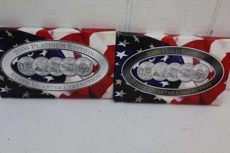 2006 US Mint State Quarter Collections - Platinum AND Gold Editions! (DC)