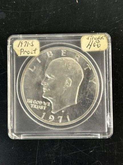 1971 Silver Dollar-case says "proof"