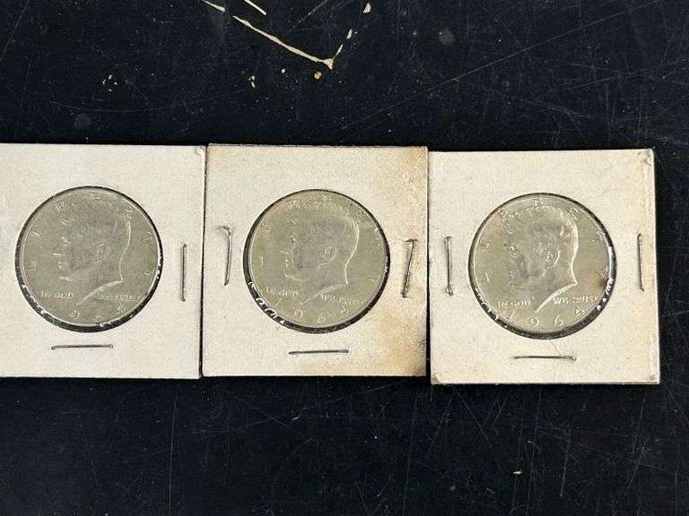 1964 Half Dollars (3)