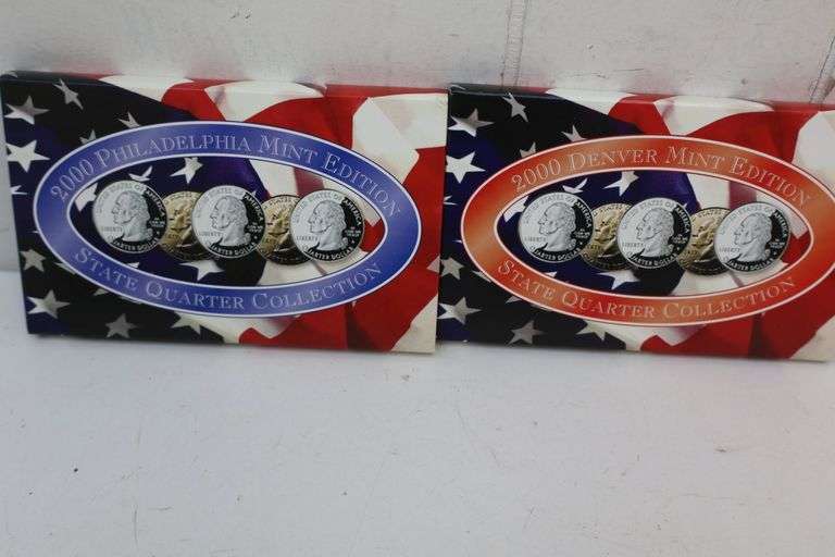 2000 US Mint P&D State Quarter Collections! (DC)