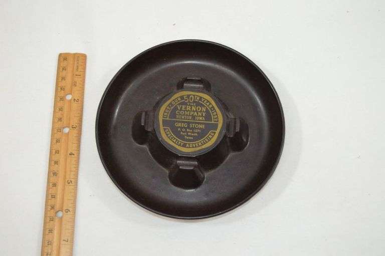 THE VERNON COMPANY ADVERTISING ASHTRAY