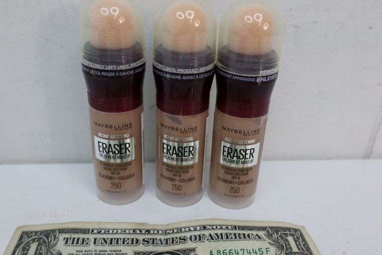 NEW Lot of THREE Maybelline Instant Age Rewind Makeup! (5C)