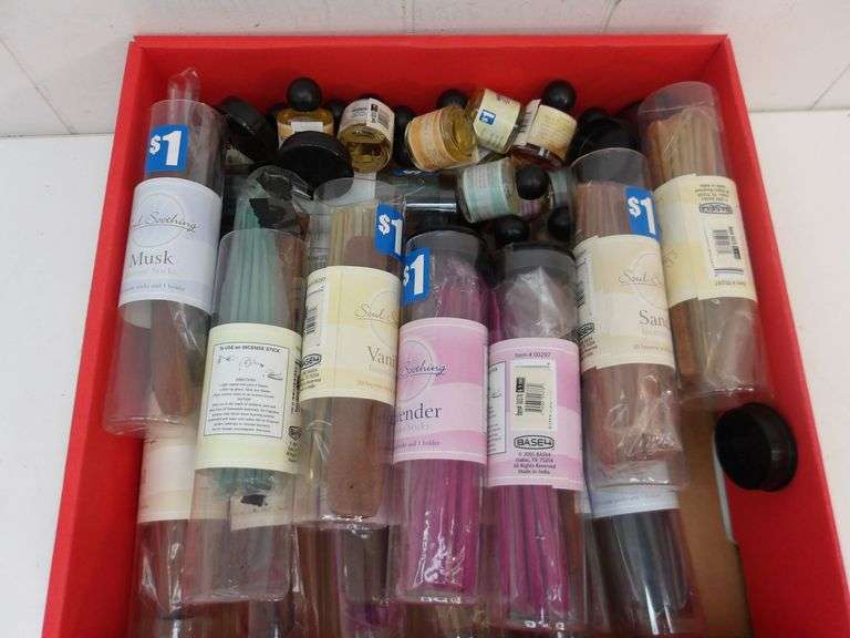 NEW Retail Box of Assorted Incense & Essential Oils! (3C)