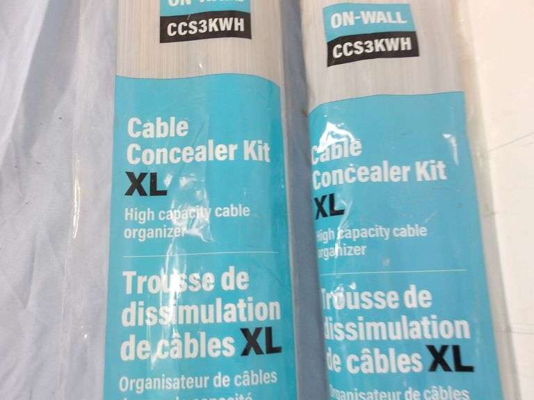 NEW XL On-Wall Cable Concealer Kits! (W1)