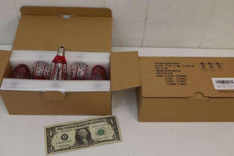 NEW Halloween LED Light Bulbs for String Lights! 10-PACK! (12C)
