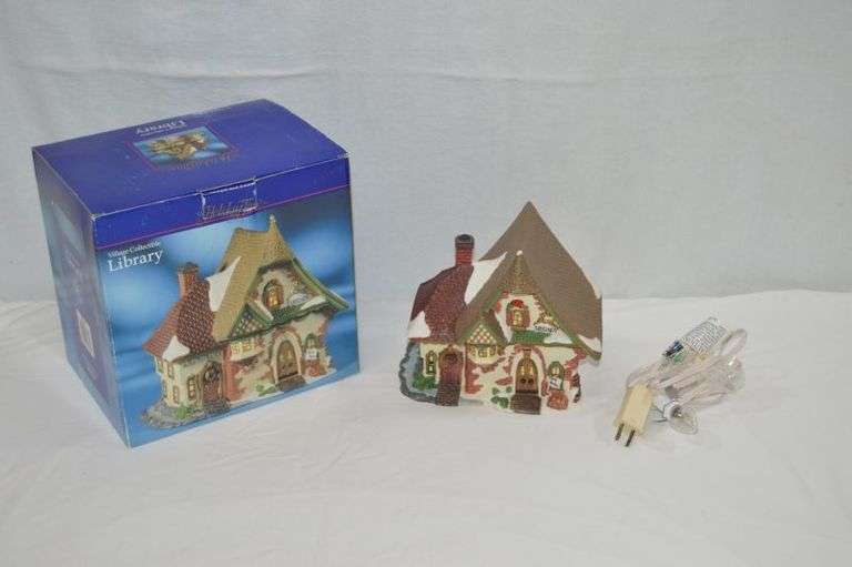 HOLIDAY TIME VILLAGE COLLECTIBLE LIBRARY