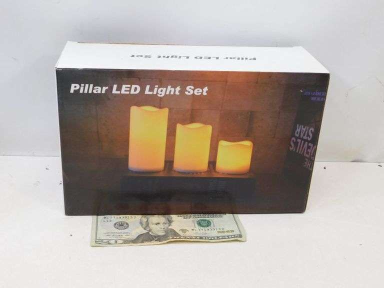 Pillar LED Light Set- In Box- Gently Used