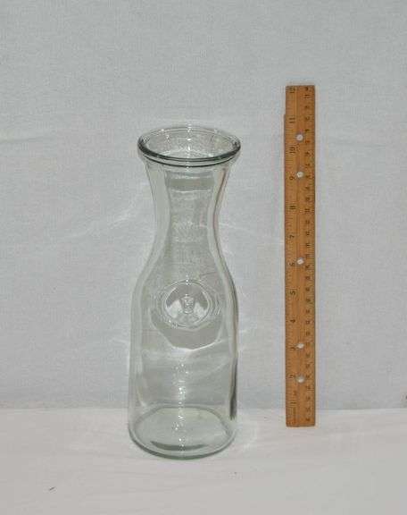 GLASS MILK BOTTLE