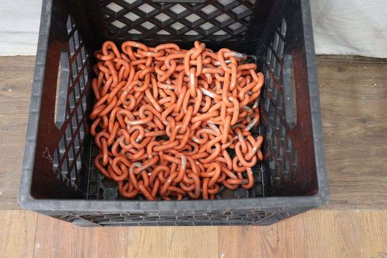 Lot of Heavy Orange Chain! (6E)