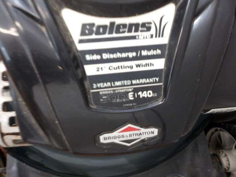 Bolens 21" Lawnmower! Runs great! (RD)
