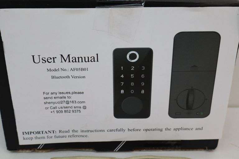 NEW Smart Fingerprint Door Lock Kit! (12C)
