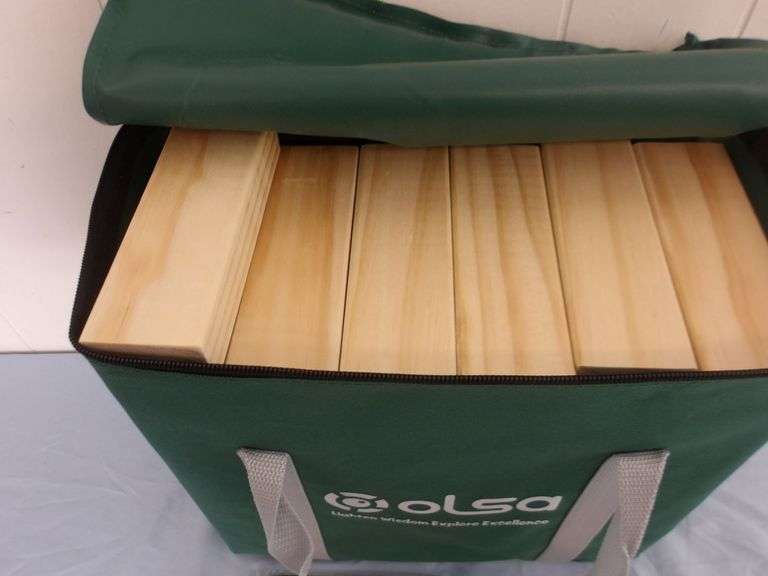 NEW Olsa Giant Tumble Tower "Jenga" Block Game Set! (3A)