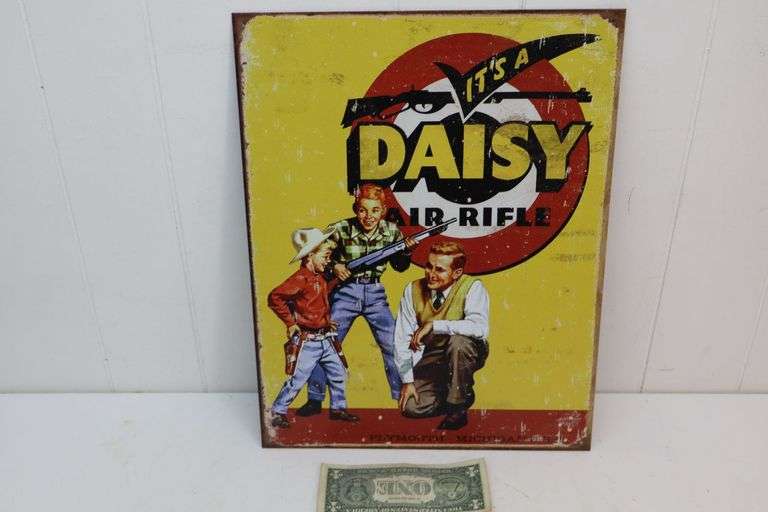 Daisy Air Rifle Metal Sign! (9B)