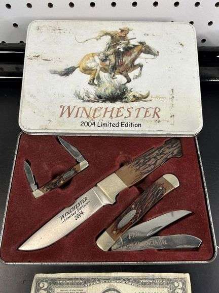 Winchester 2004 Linited Edition Knife Set-in Original Gift Tin!