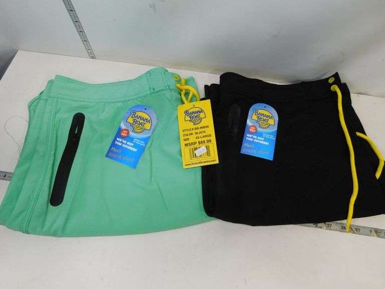 2- Pair of New Swimming Trunks- 4XL-- 2XL