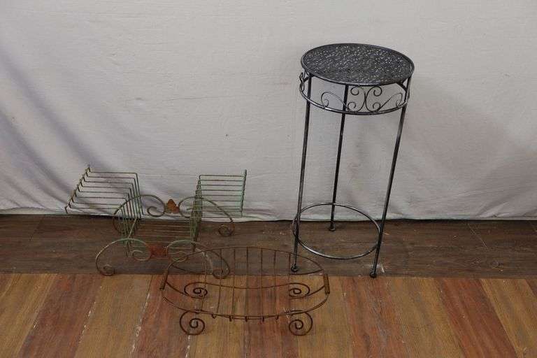 Lot of THREE Plant Stands! (RD)