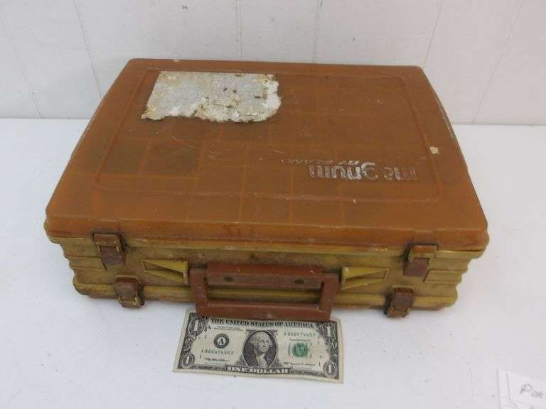Vintage Plano Magnum Tackle Box & Contents! (12D)