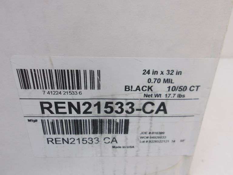 NEW Case of Renown 24x32 .70 Mil Can Liners! 10-50CT Rolls! (4D)