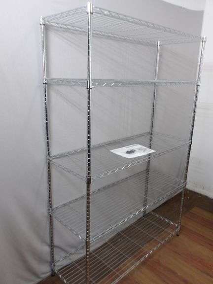 NEW 5-Tier Wire Shelving Unit! 48x18x72 (RD)